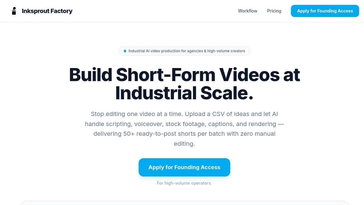 Inksprout Video官网截图