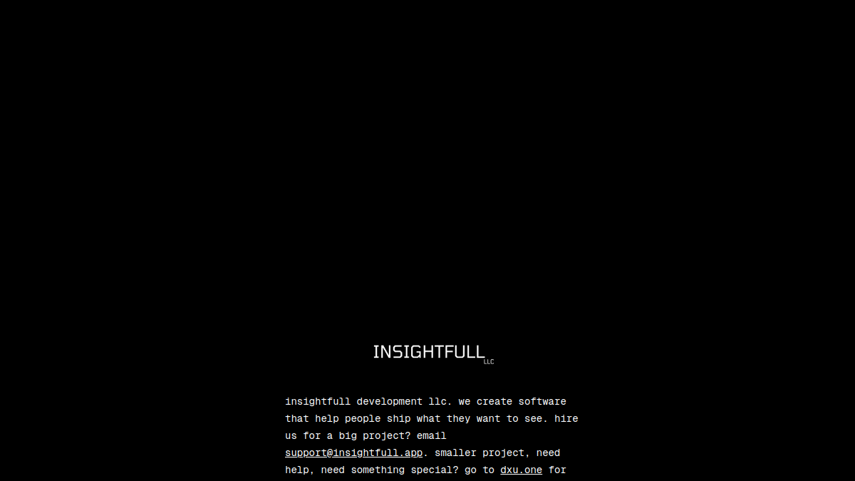 Insightfull官网截图