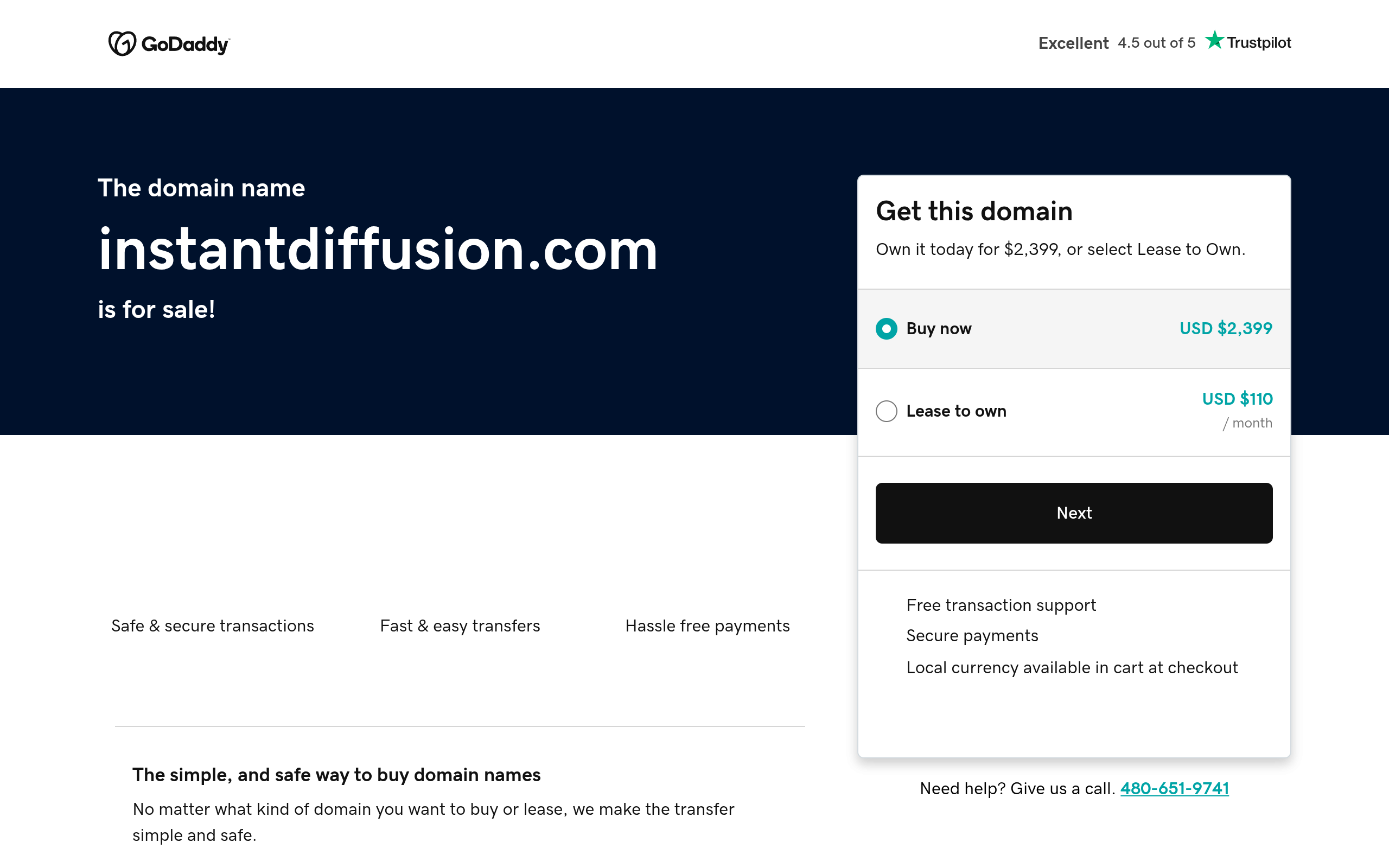 InstantDiffusion官网截图