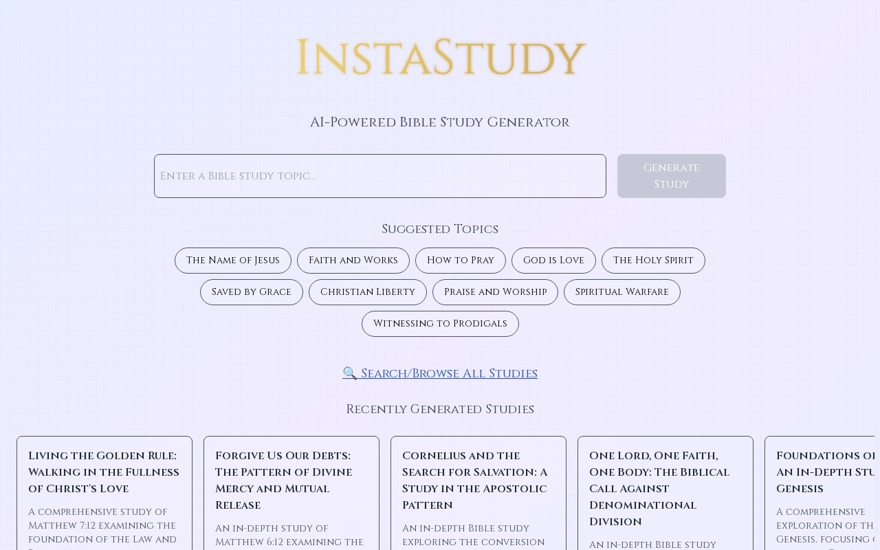 InstaStudy官网截图