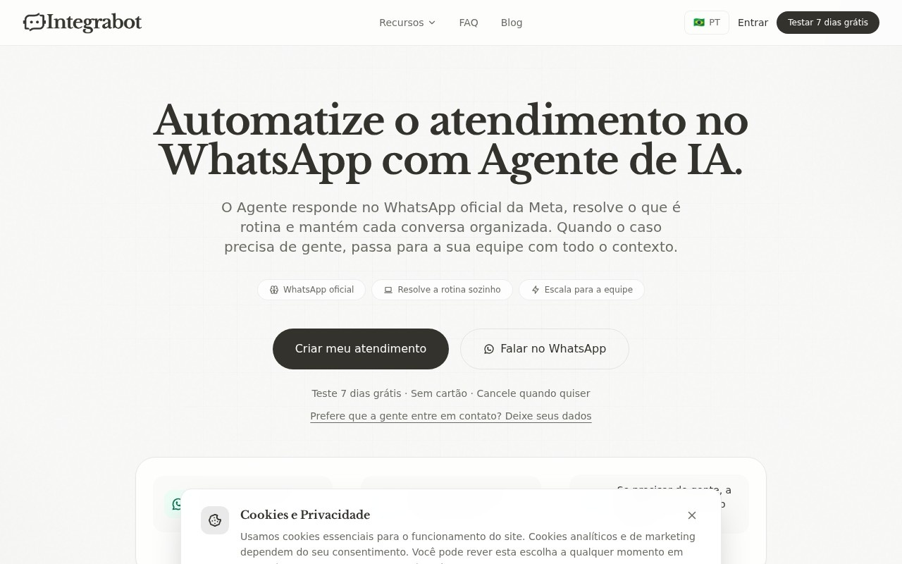 Integrabot官网截图