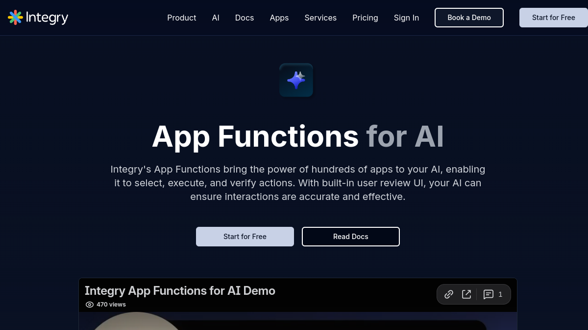 Functions for AI官网截图