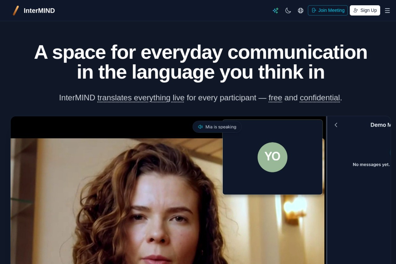 InterMIND官网截图