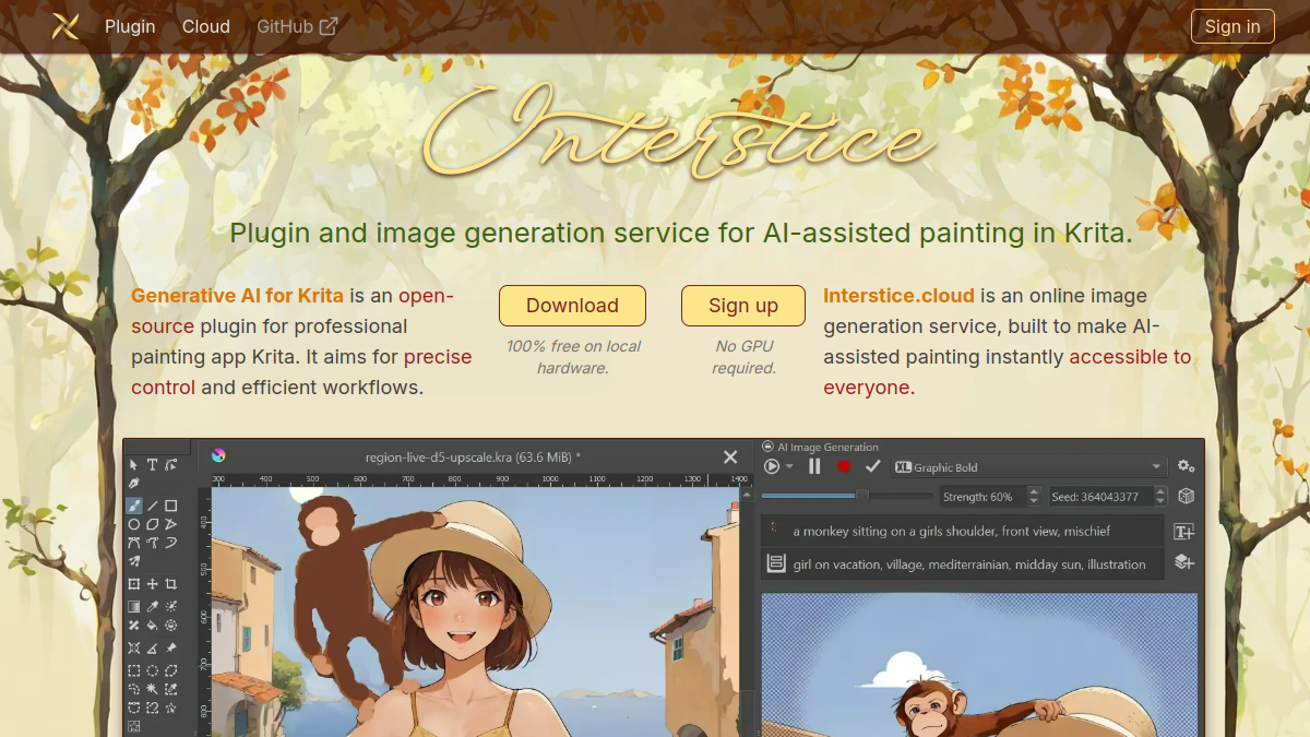 Interstice官网截图