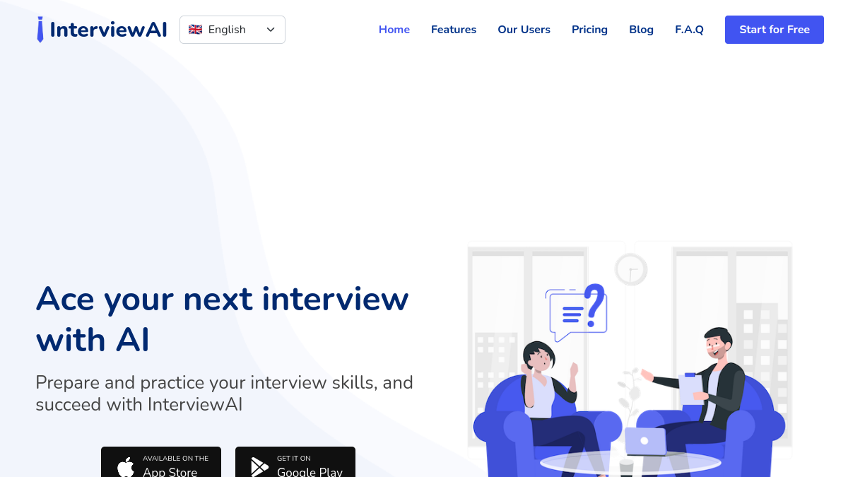 InterviewAI官网截图