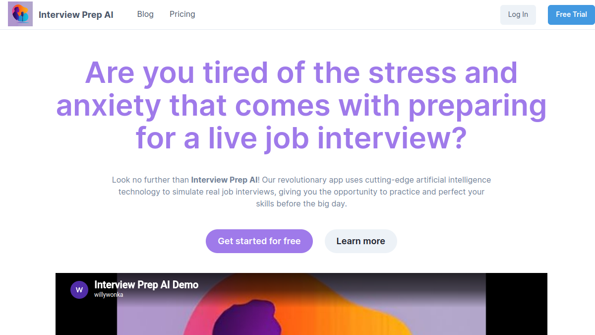 Interview Prep AI官网截图