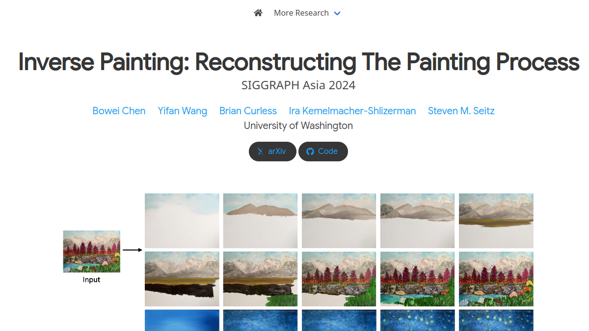 Inverse Painting官网截图
