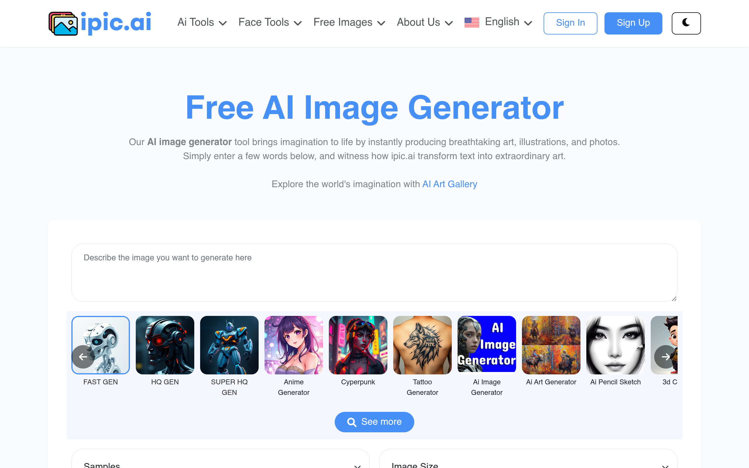 ipic.ai官网截图