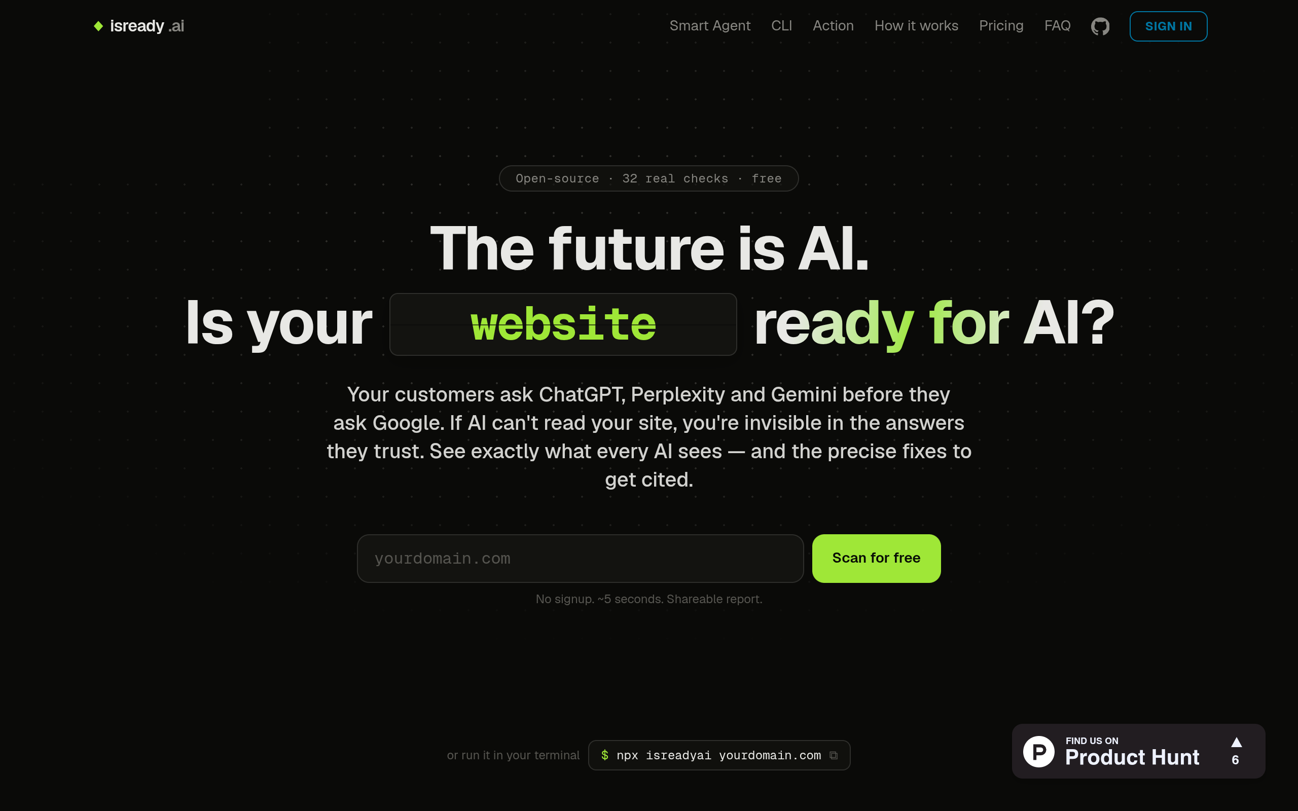 isready.ai官网截图