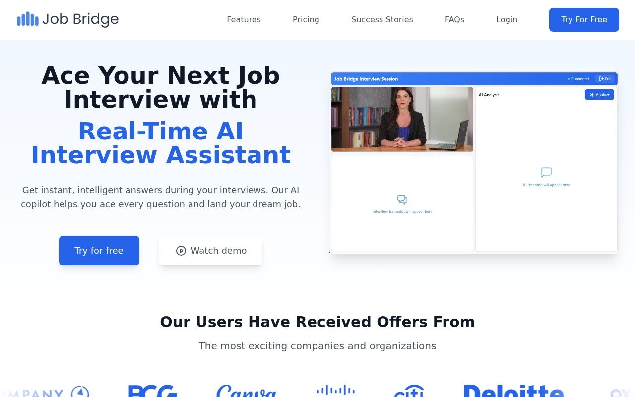 JobBridge官网截图