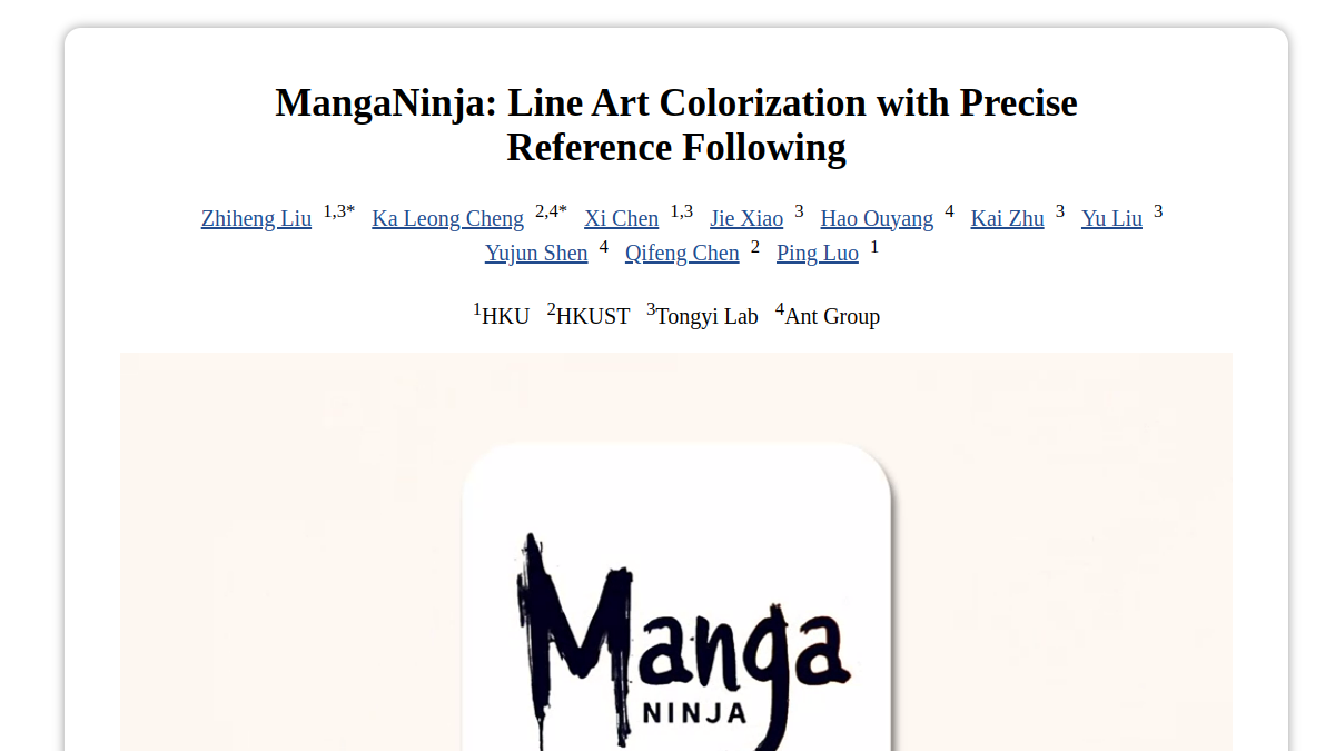 MangaNinja官网截图