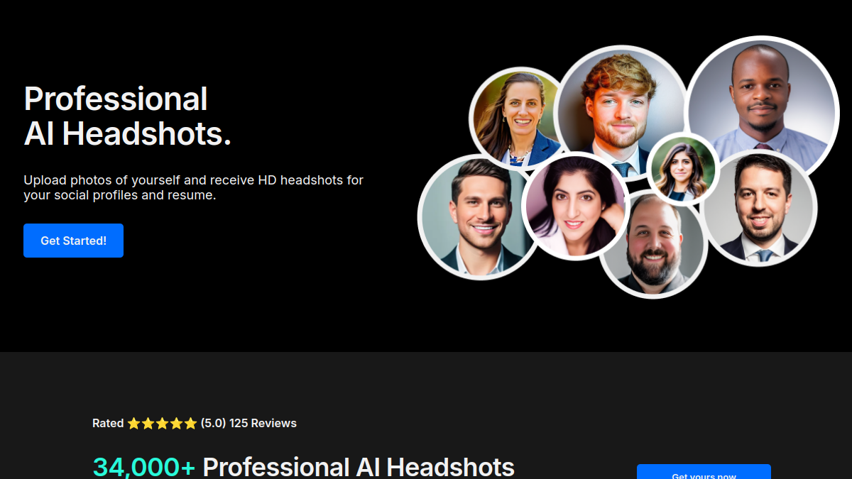 AI Professional Headshots官网截图