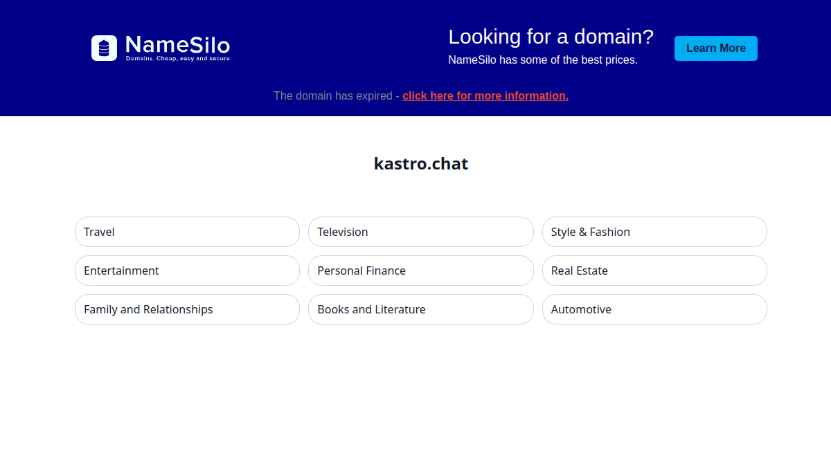 Kastro官网截图