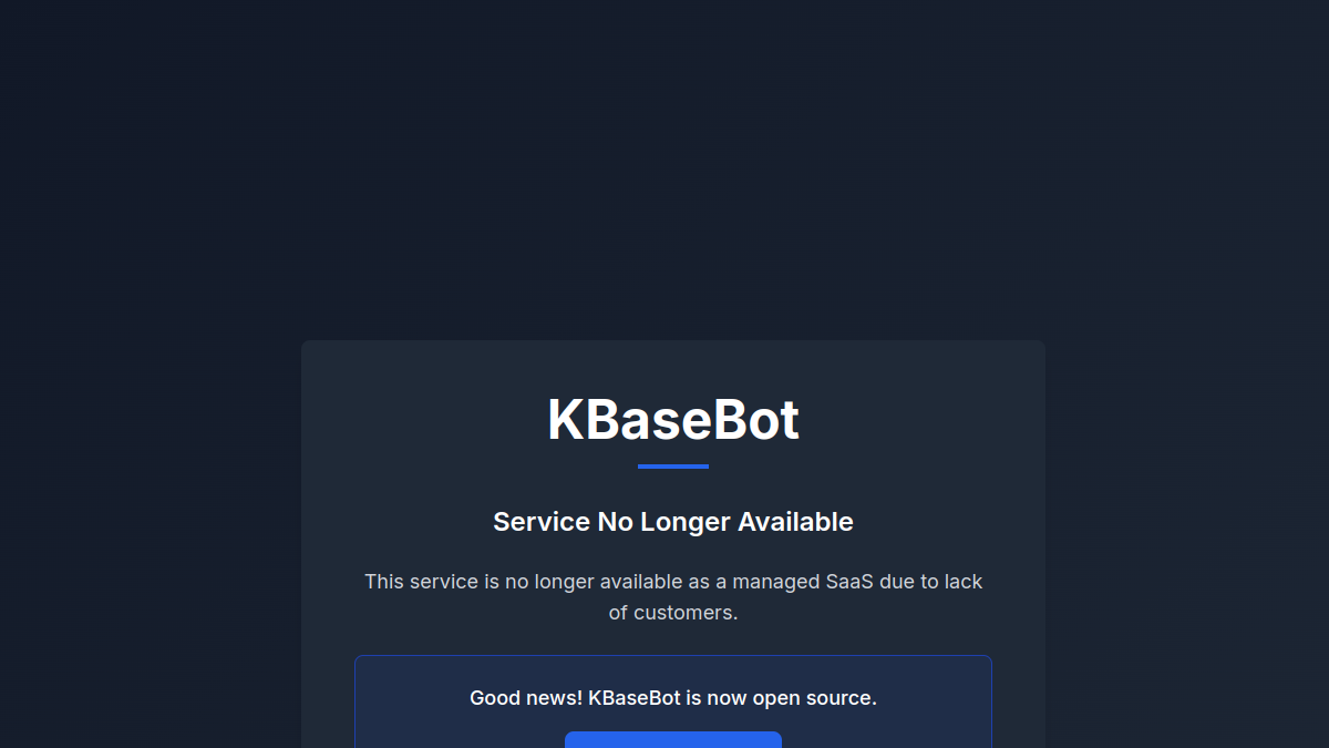 KBaseBot官网截图