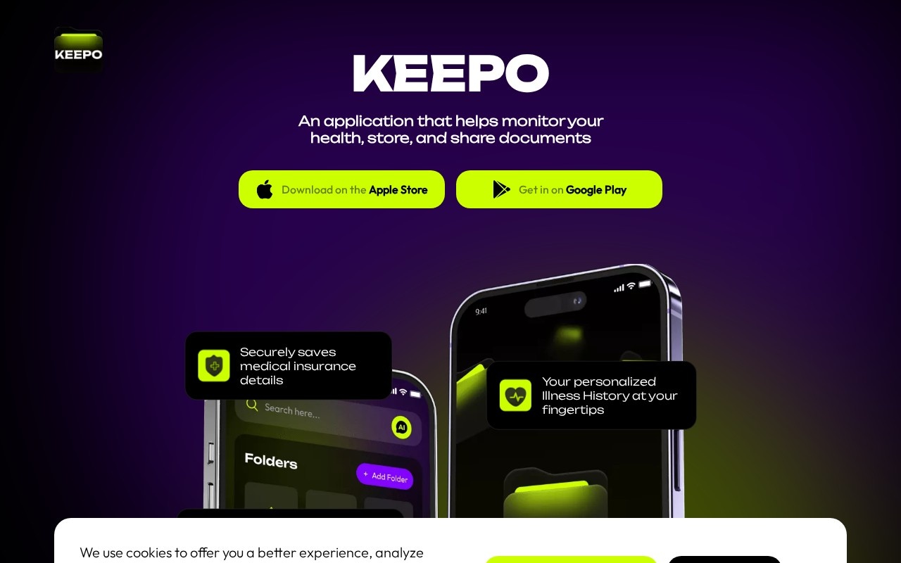 Keepo官网截图