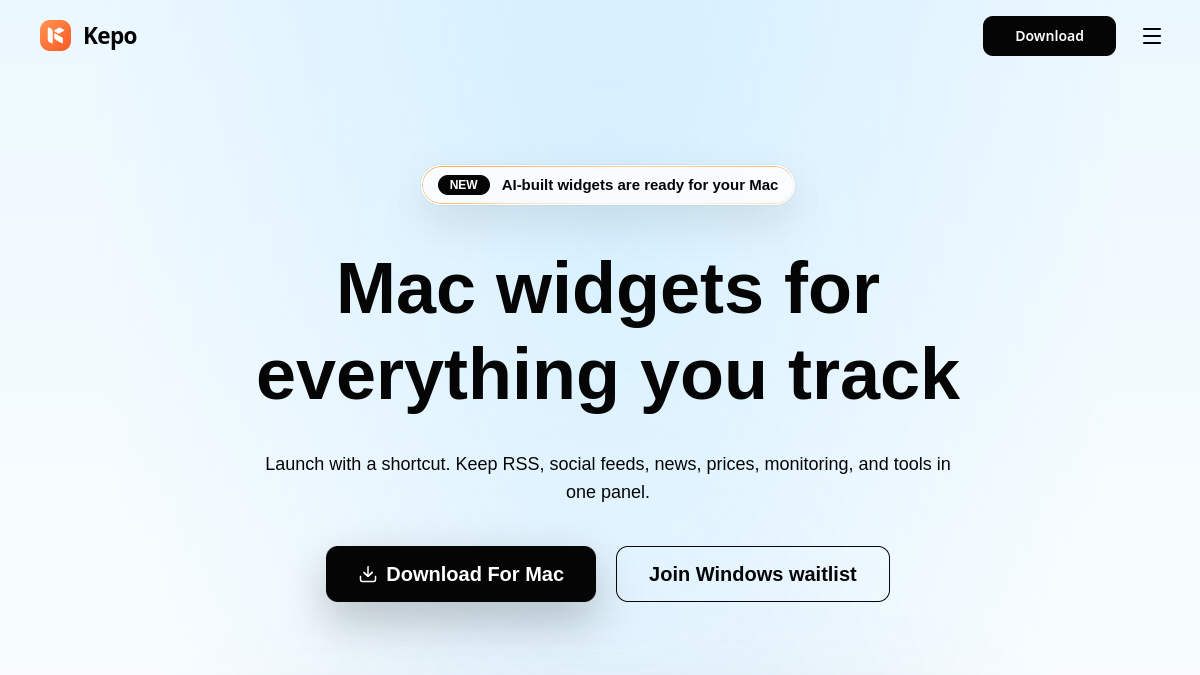 Mac Widgets官网截图