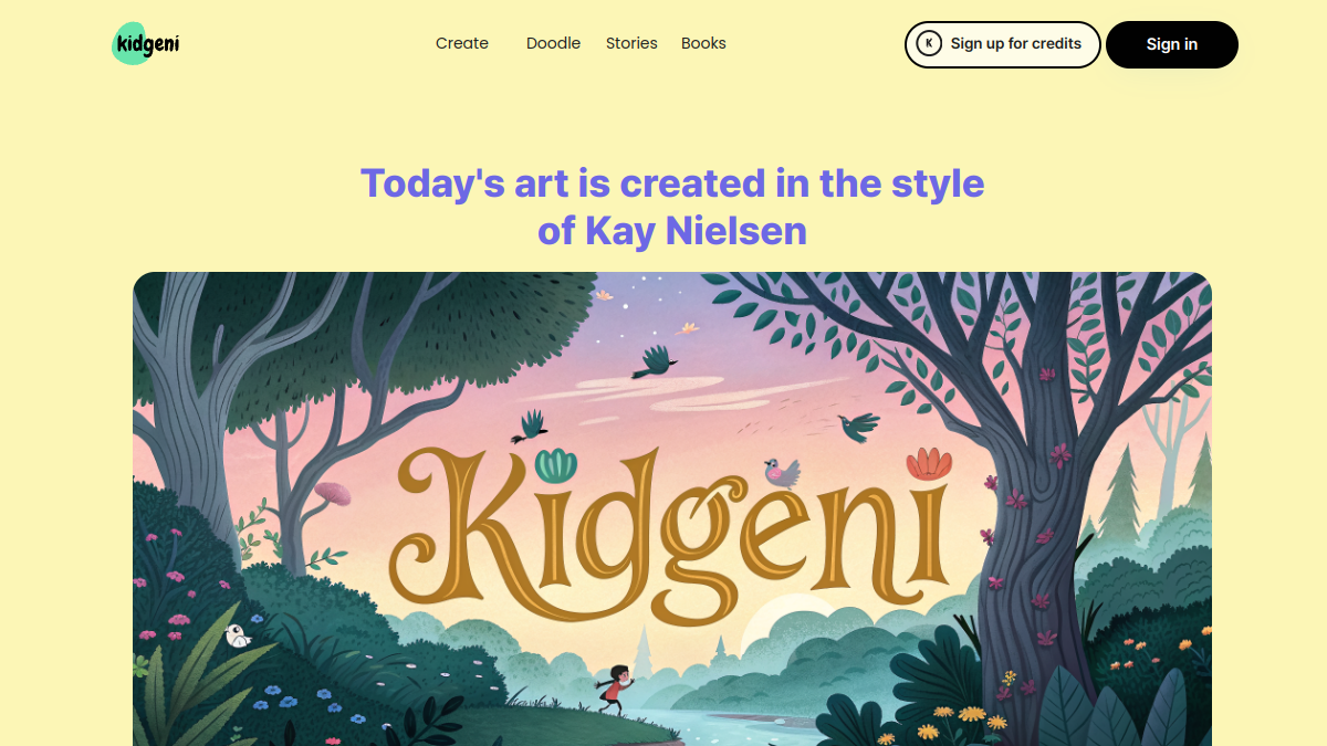 Kidgeni官网截图