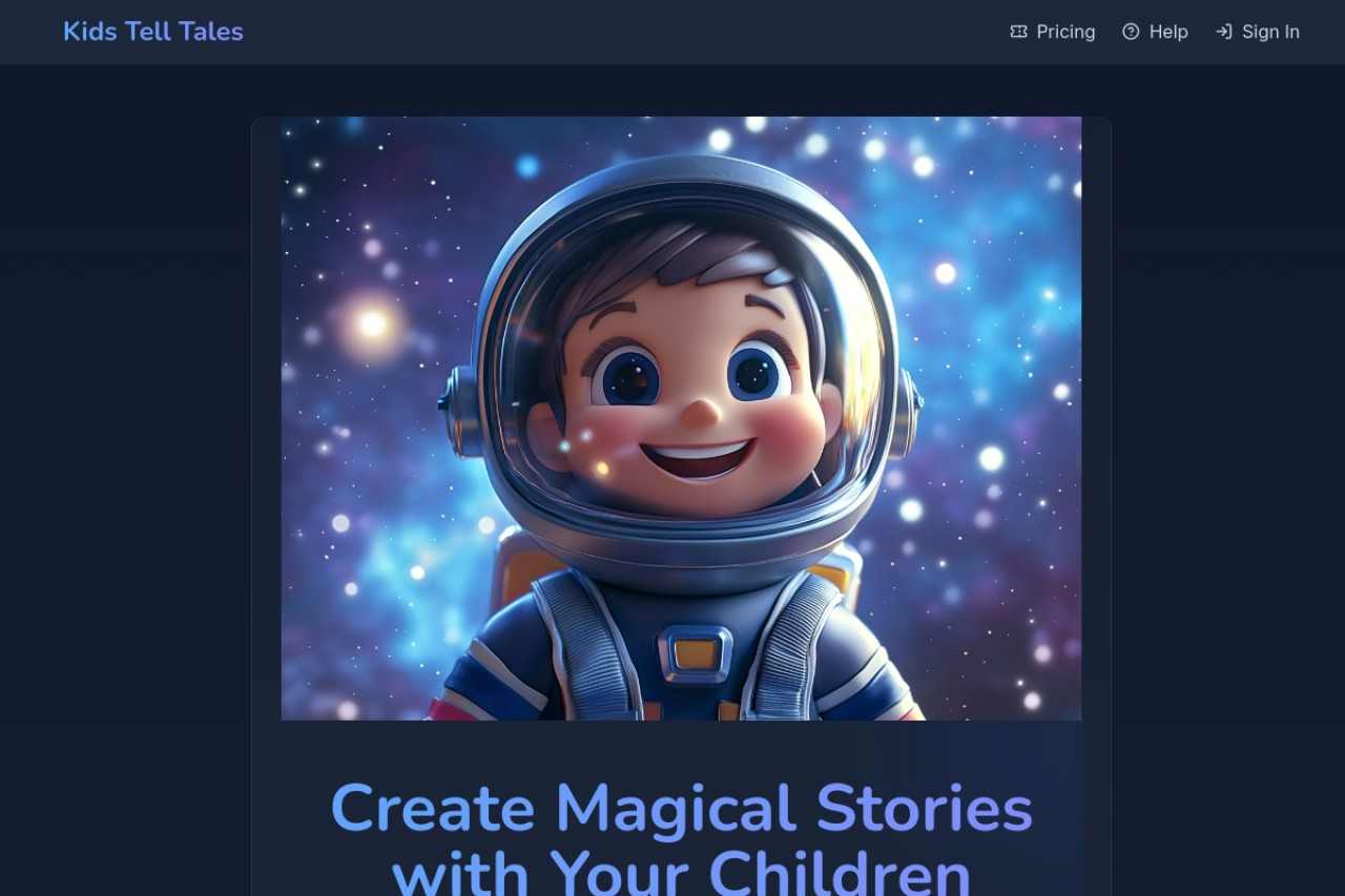 Kids Tell Tales官网截图