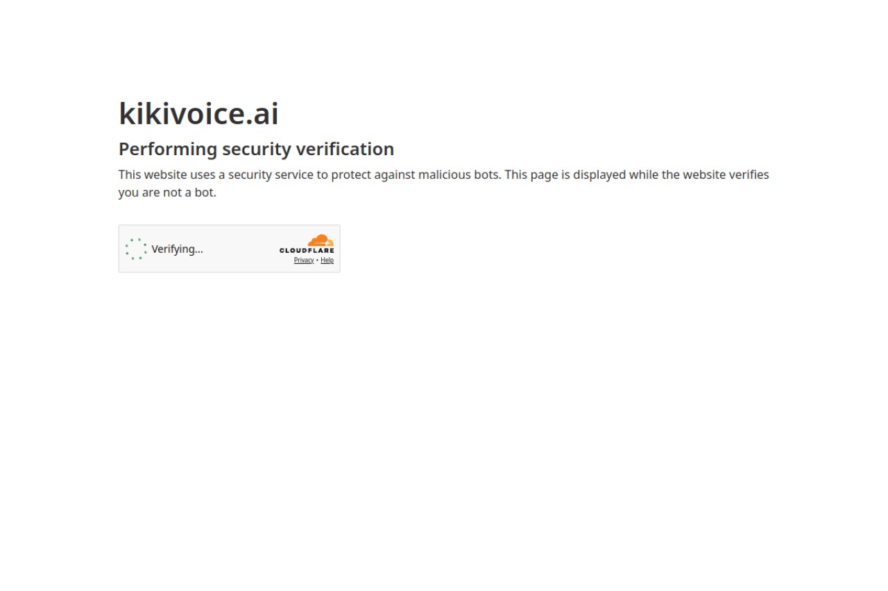 kikivoice.ai官网截图