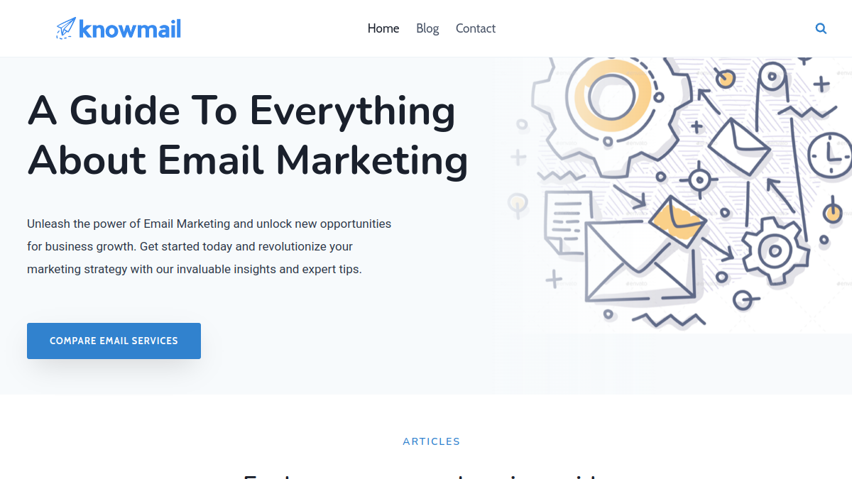 Knowmail官网截图
