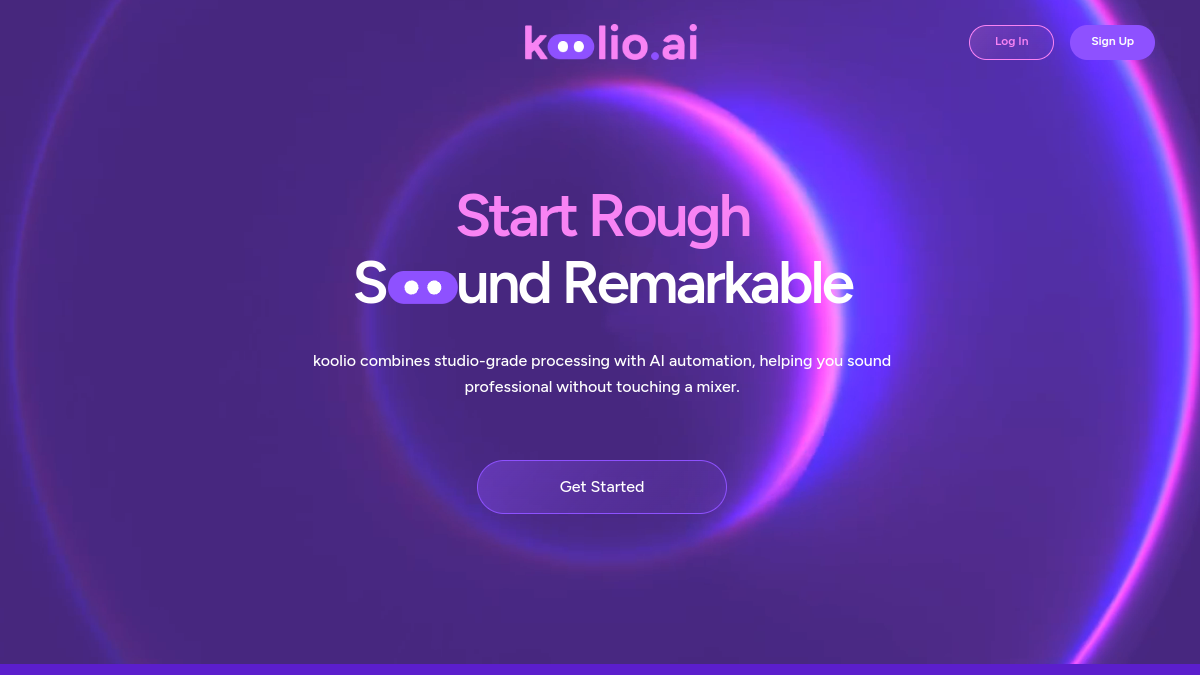 Koolio.ai官网截图