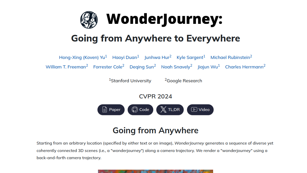 WonderJourney官网截图