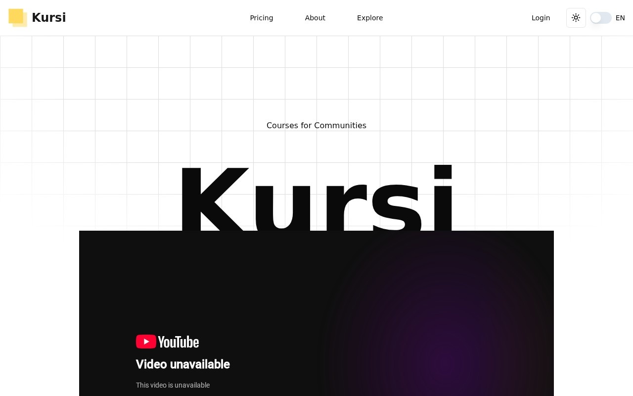 Kursi官网截图