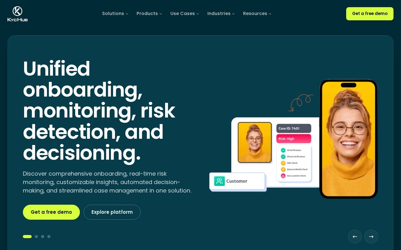 KYC Hub官网截图