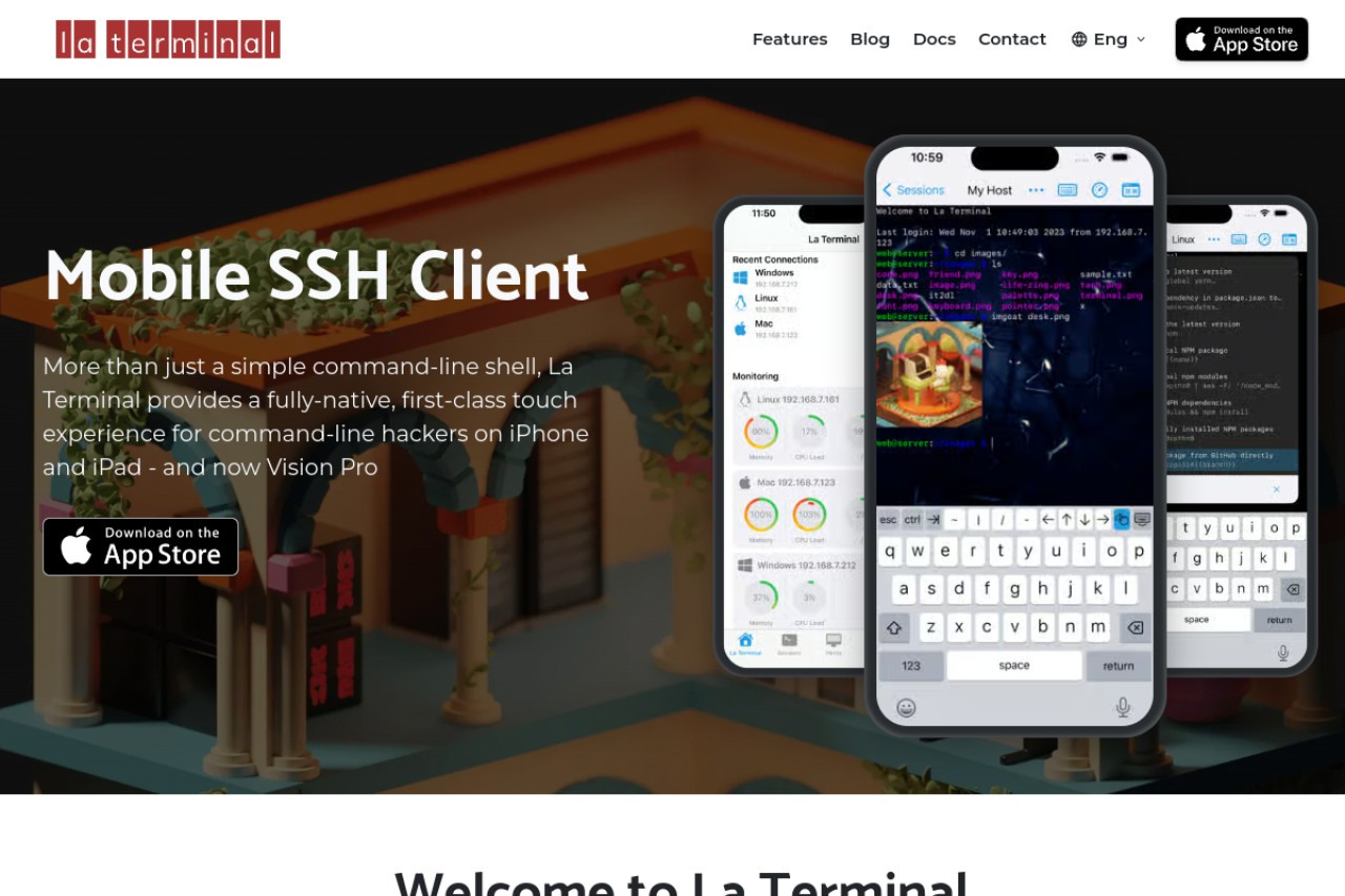La Terminal官网截图