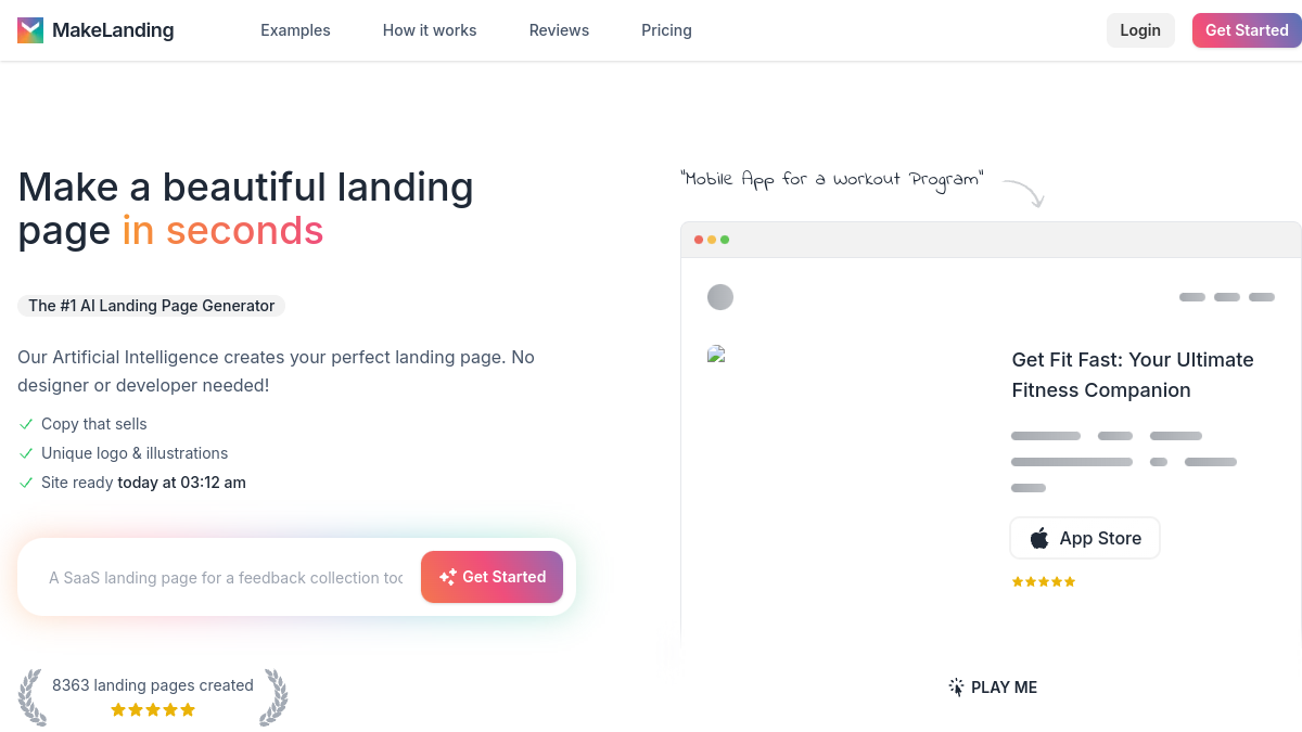 Landing AI官网截图