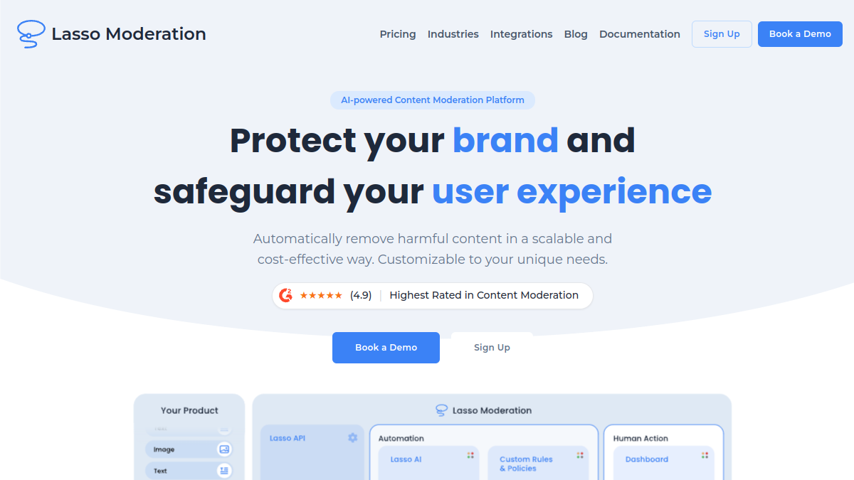 Lasso Moderation官网截图