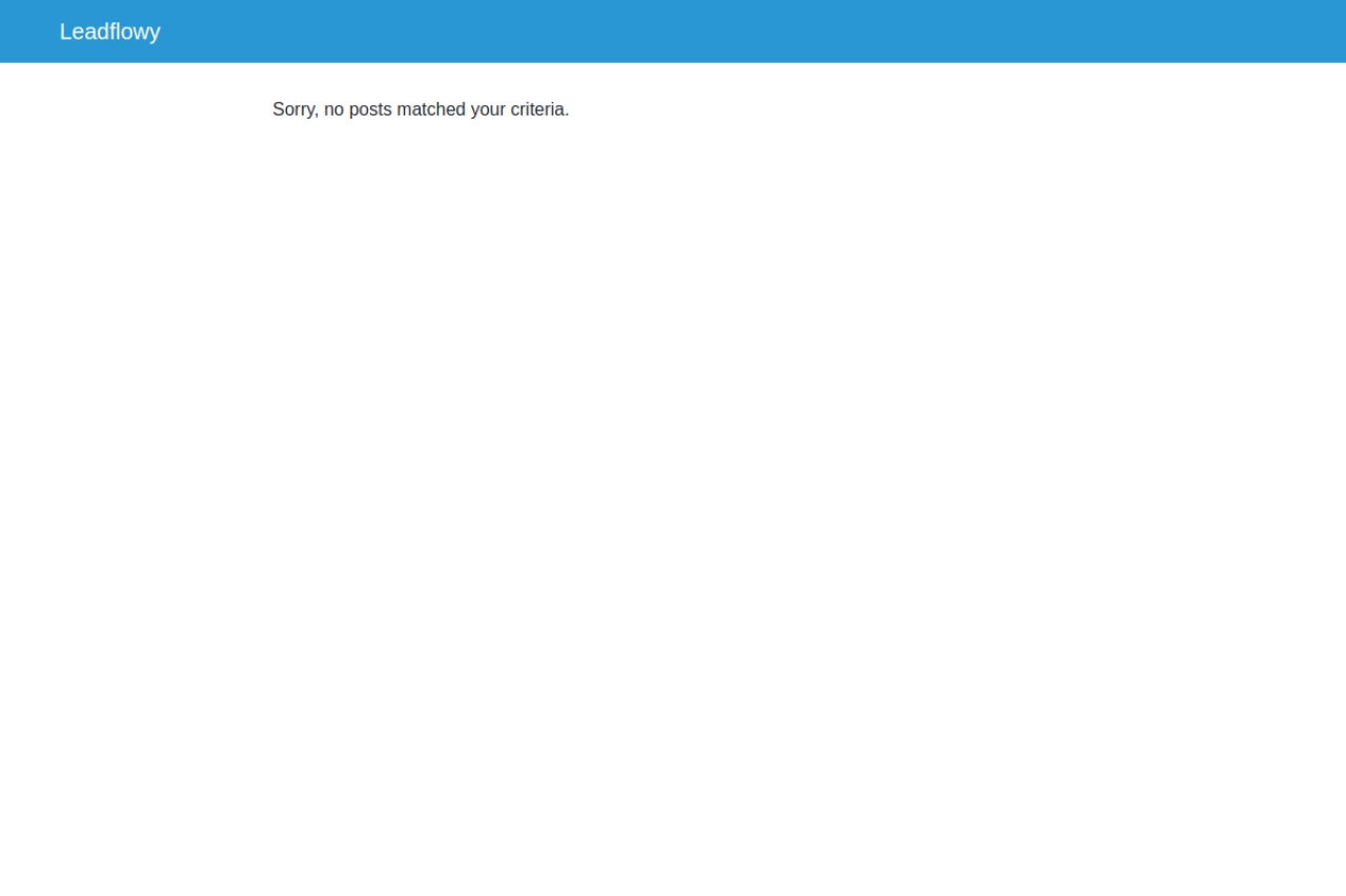 Leadflowy官网截图