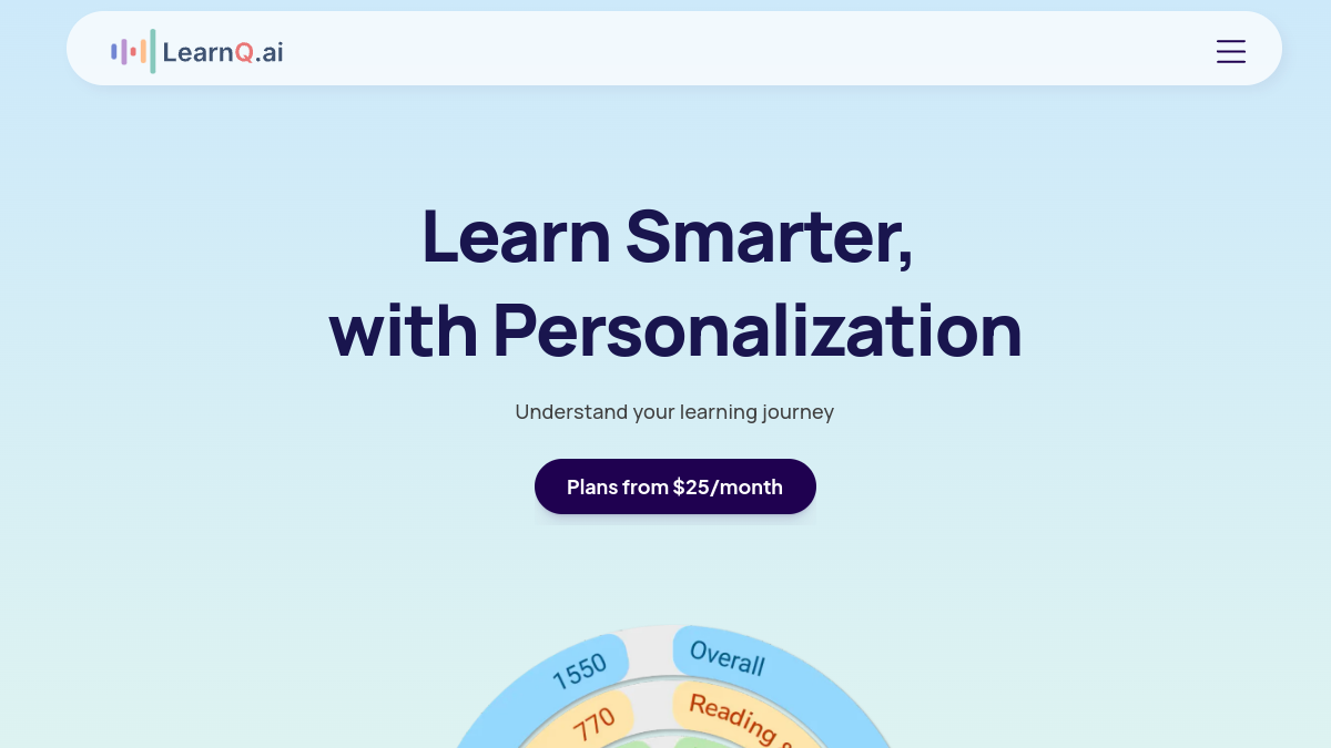 LearnQ.ai官网截图