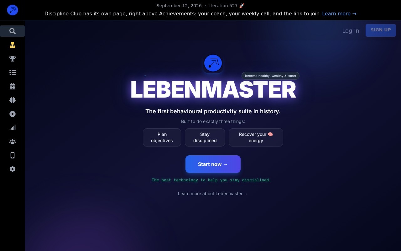 Lebenmaster官网截图