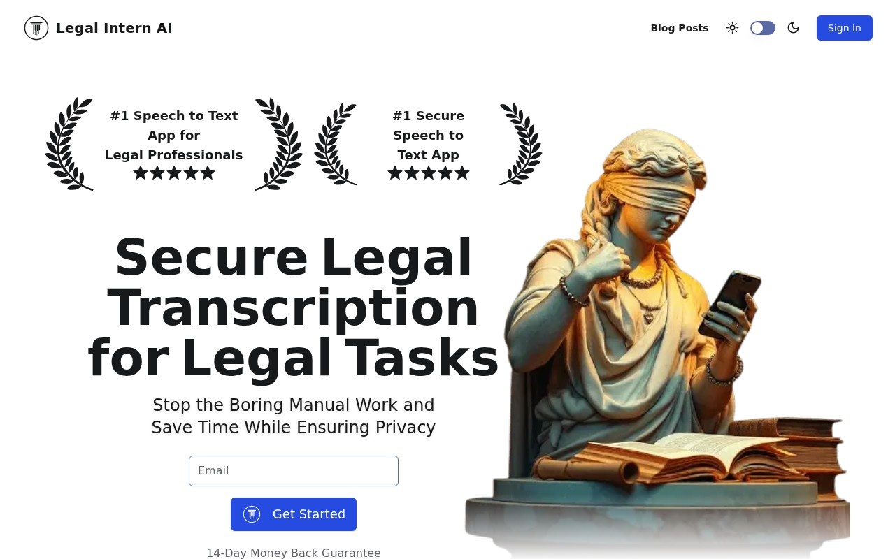 Legal Intern AI官网截图