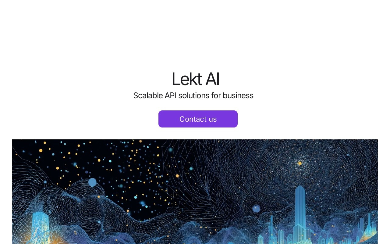 LEKT AI官网截图