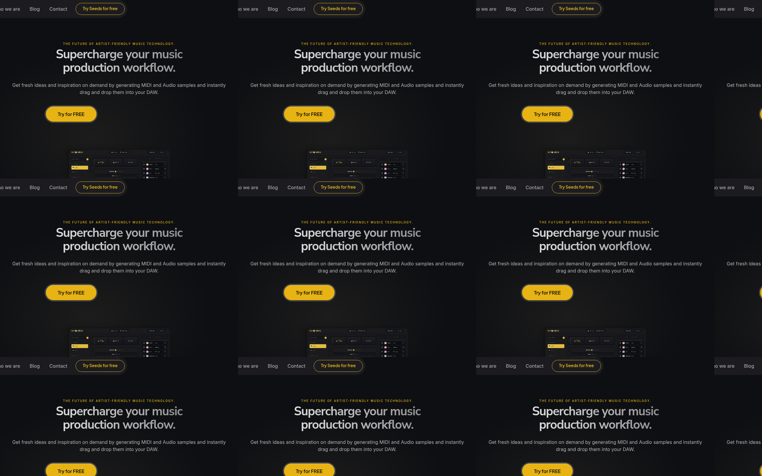 Lemonaide AI官网截图
