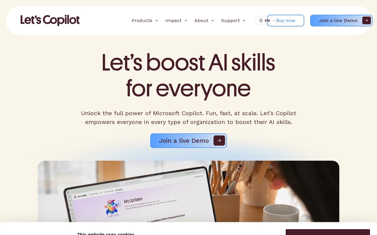 Let's Copilot官网截图
