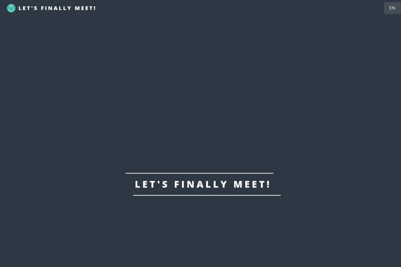 Let's Finally Meet!官网截图