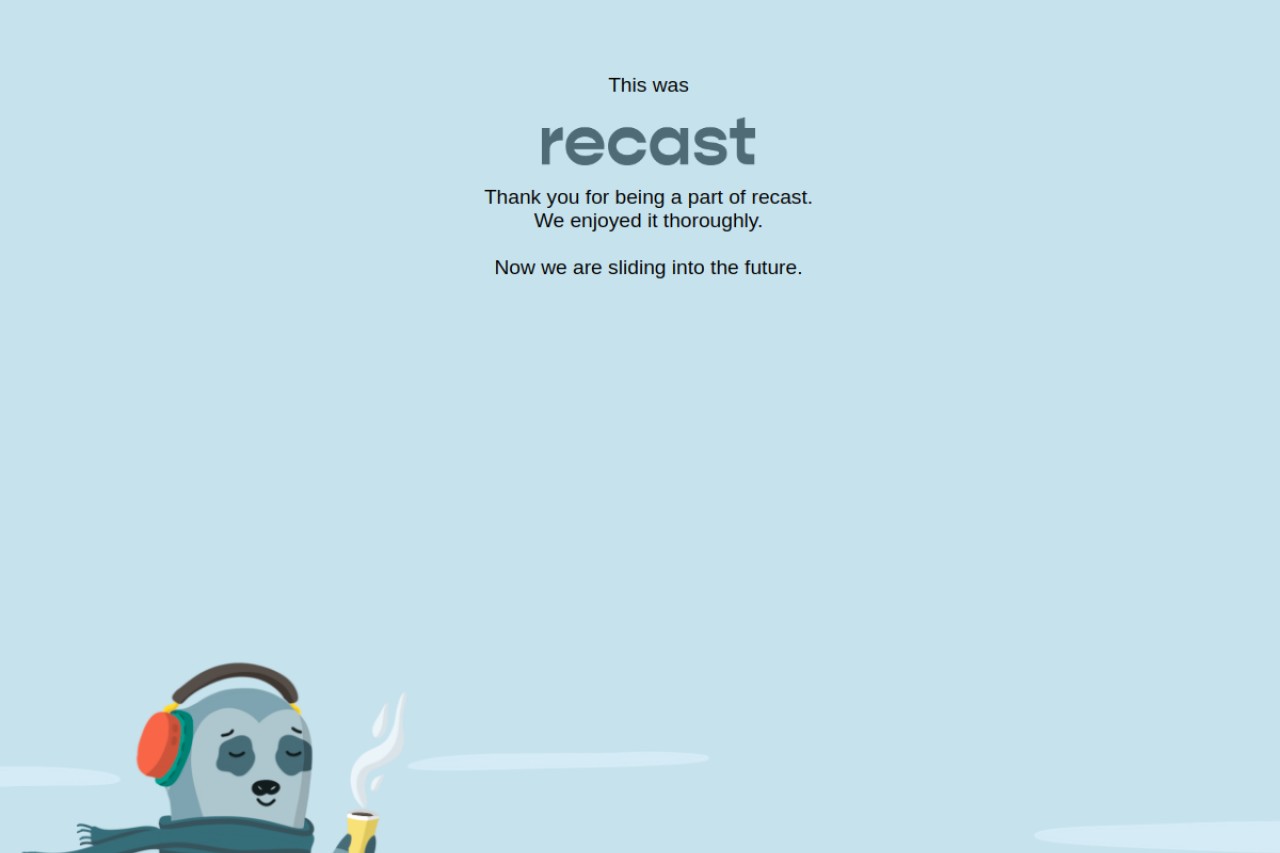 Recast官网截图