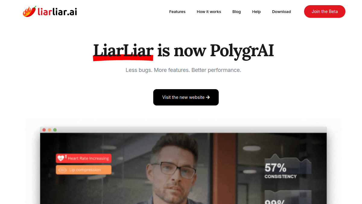 LiarLiar.ai官网截图