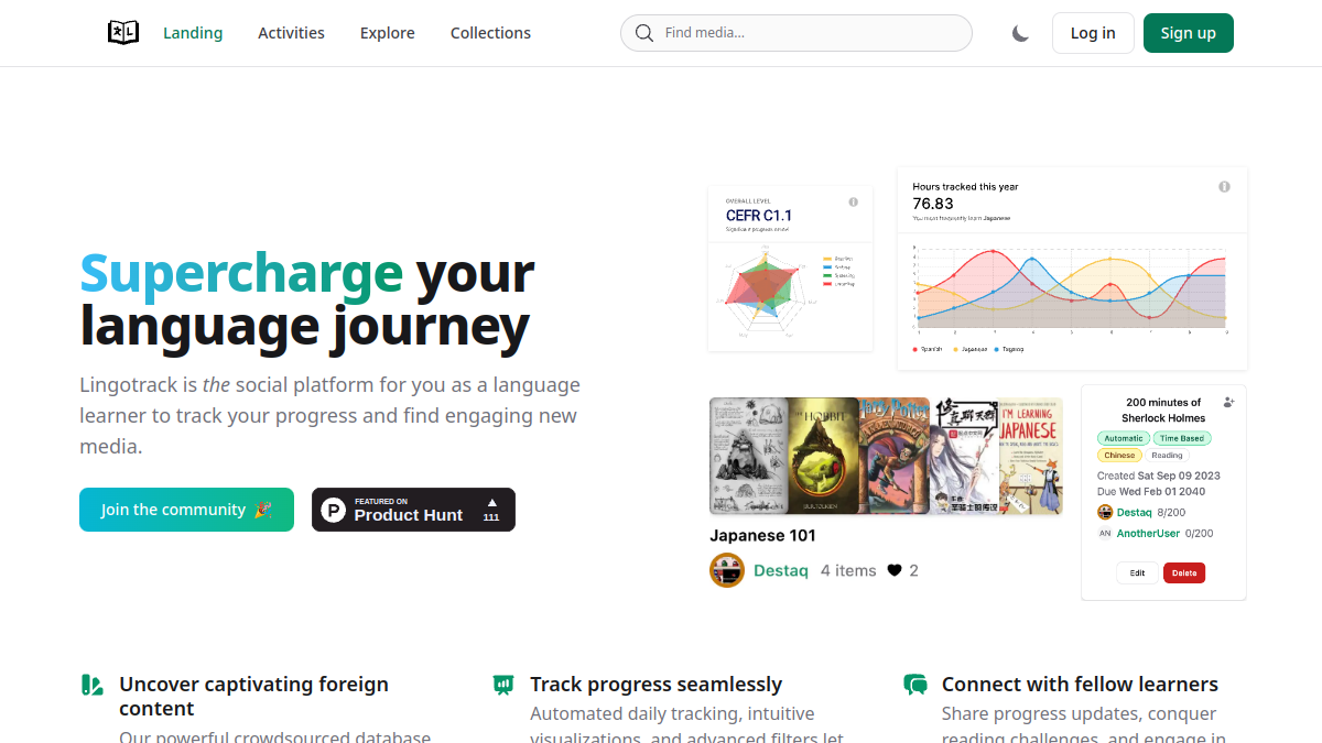Lingotrack官网截图