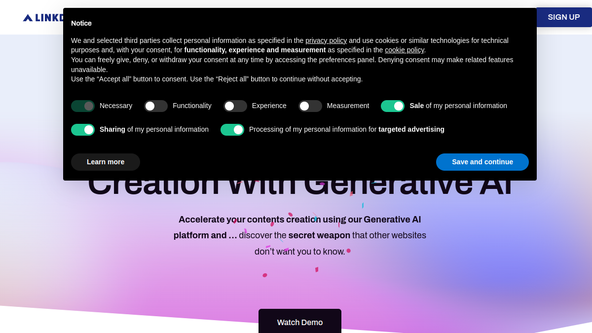 Linkdelta官网截图