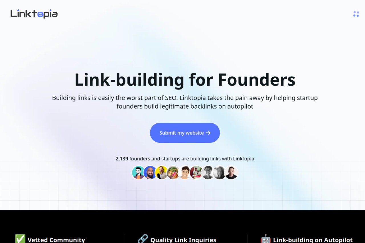 Linktopia官网截图