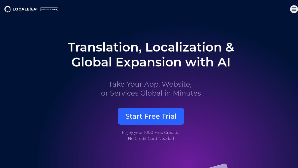 Locales AI官网截图