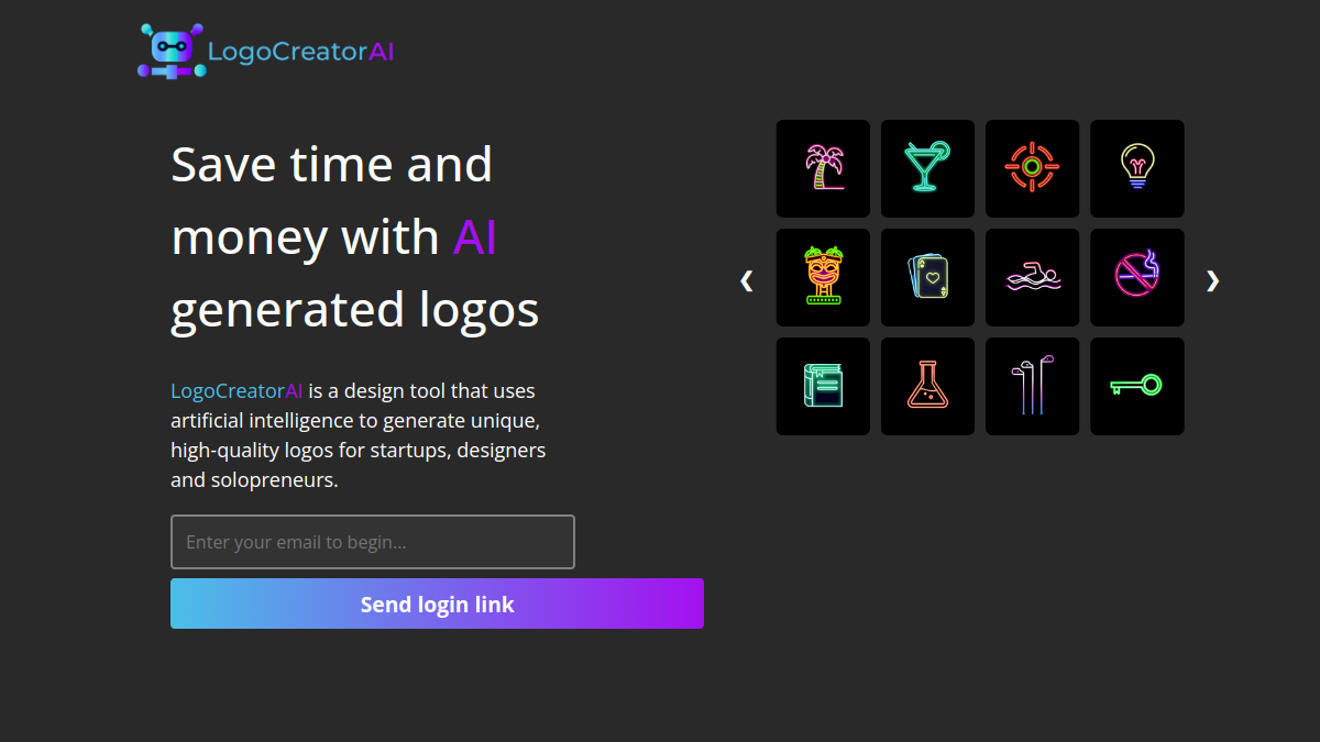LogoCreatorAI官网截图