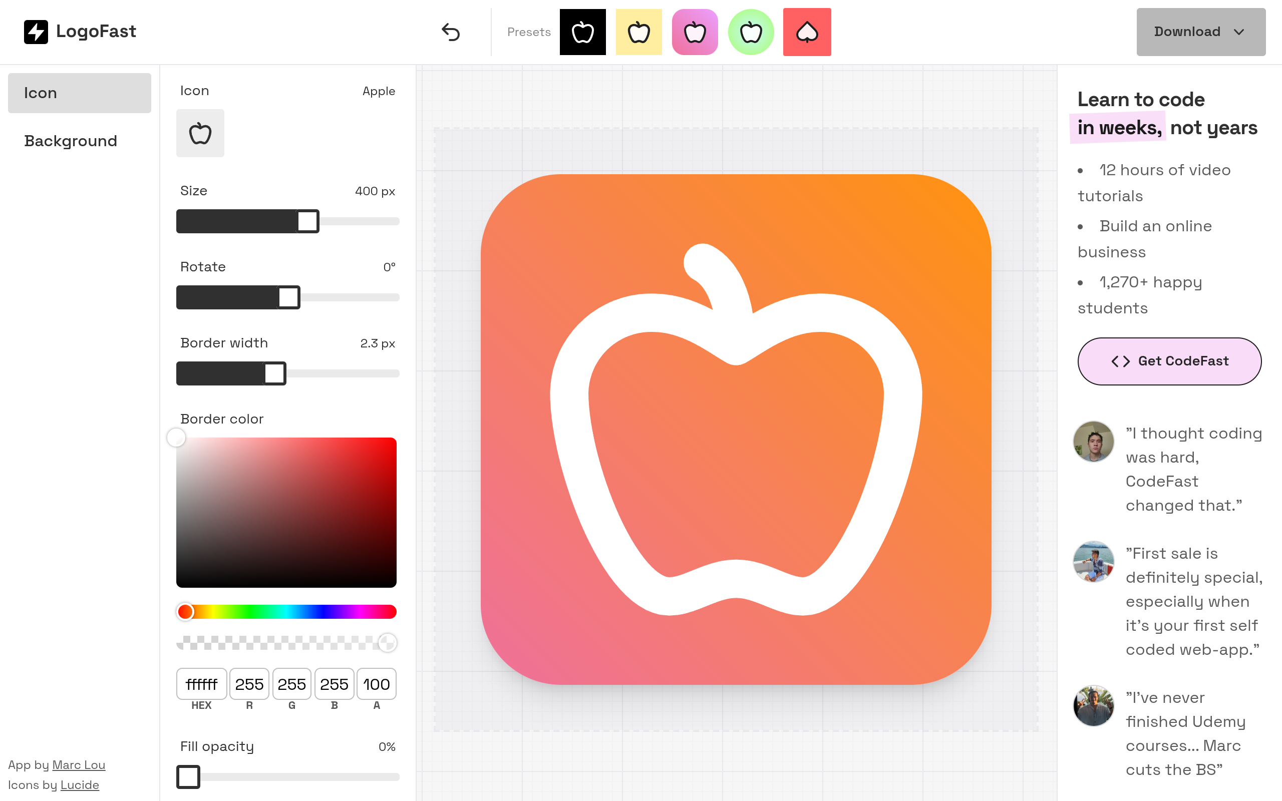 LogoFast官网截图