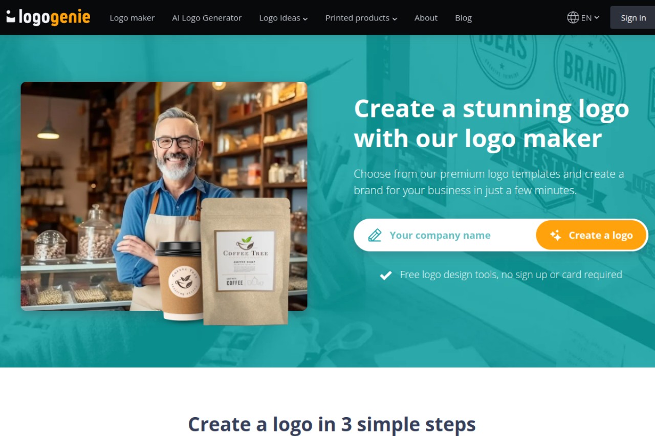 Logogenie官网截图