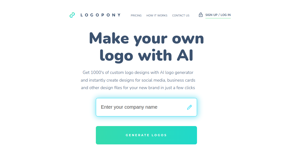 LOGOPONY官网截图
