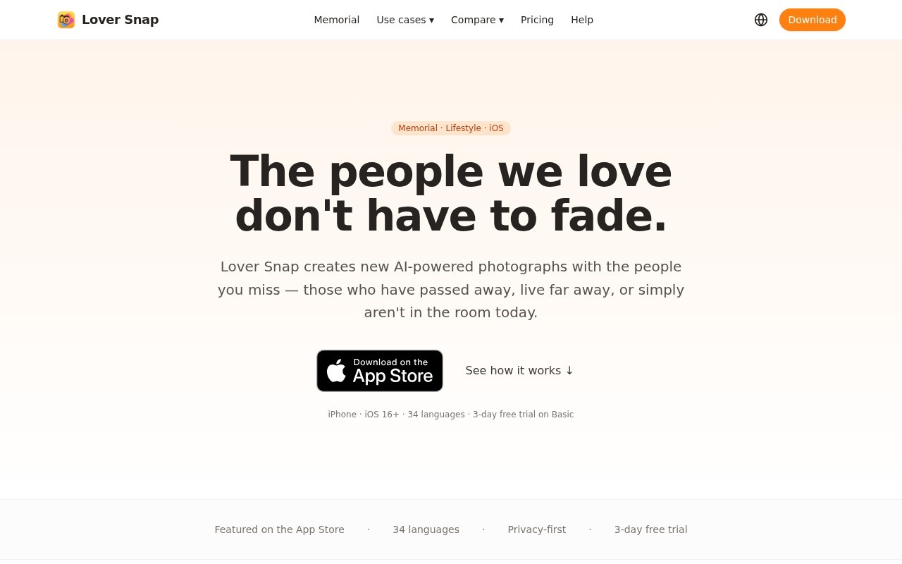 Lover Snap官网截图
